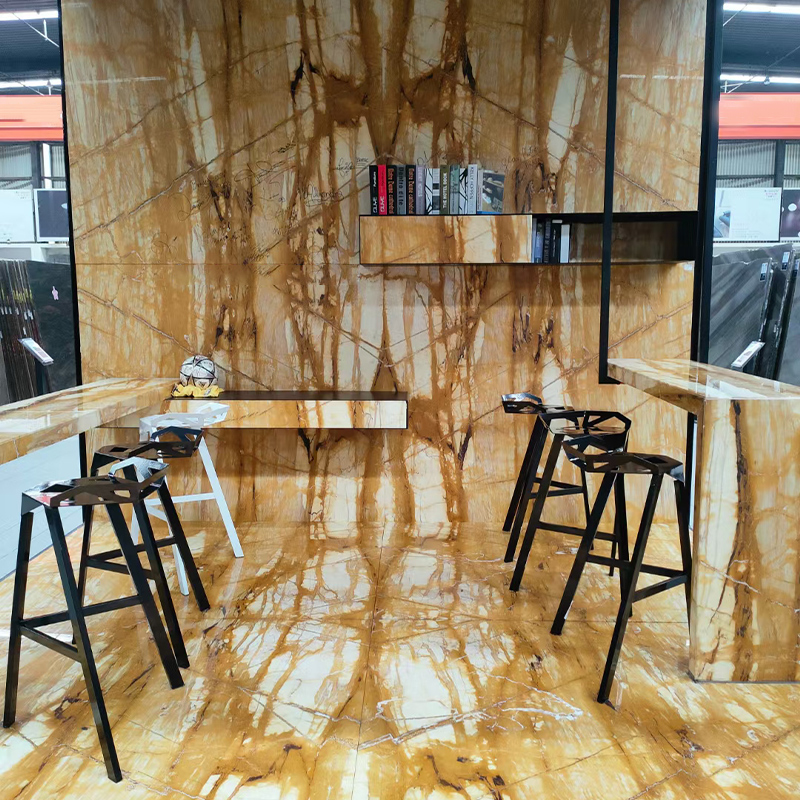 Giallo Siena Marble Countertop