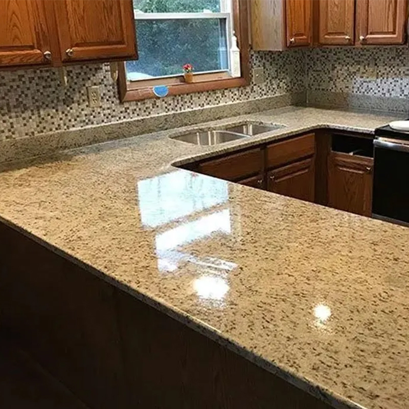 G350 Shandong Rust Yellow Granite Countertop