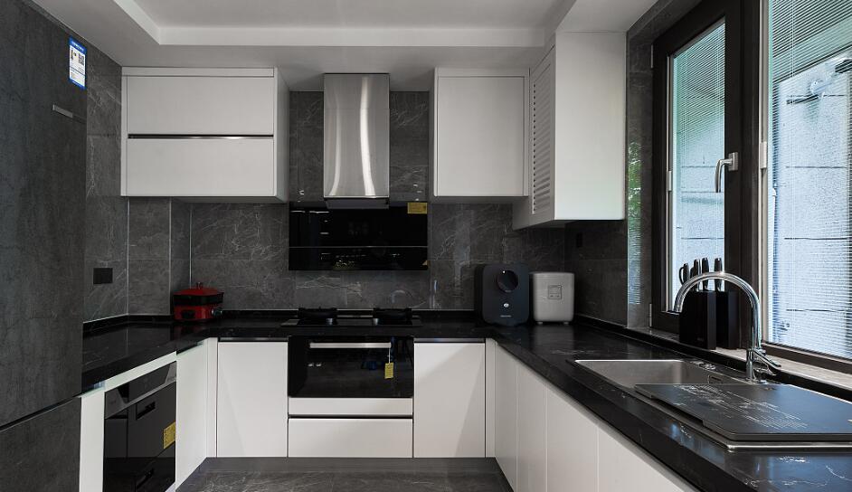 How about the effect of black marble slabs for kitchenï¼Ÿ