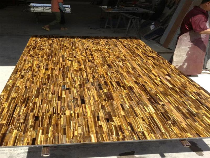 Yellow Tiger Eye Stone Marble Slab Semi-precious Suppliers