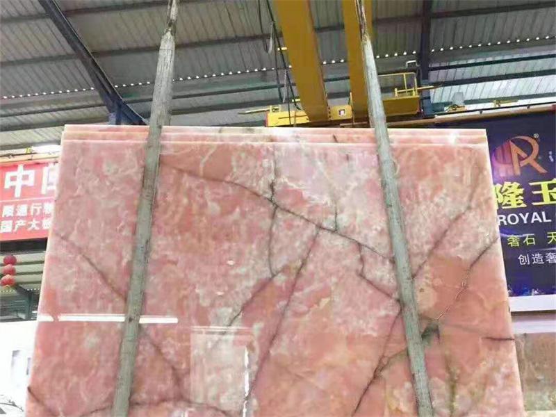 Pink Onyx Slabs Stone