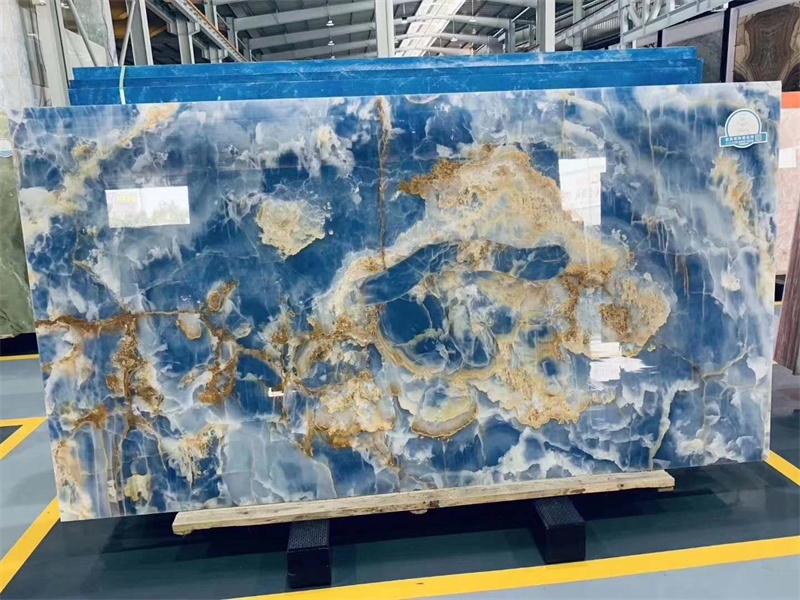 Natural Blue Onyx Countertops Slab