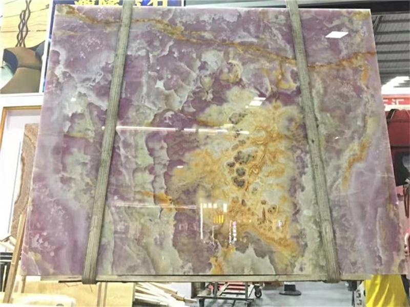 Purple Onyx Slabs Stone