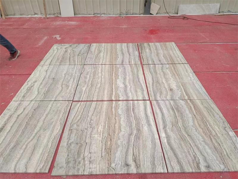 Silver light Grey Travertine Tiles