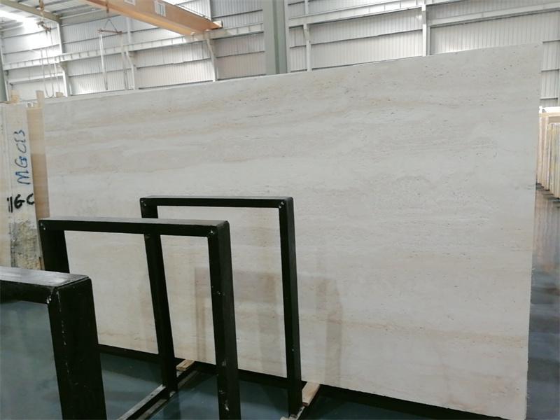 White Ivory Travertine tile 