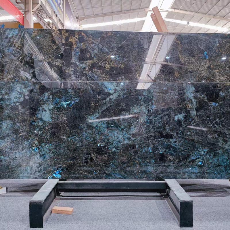 Blue Emerald Luxury Stone Slab