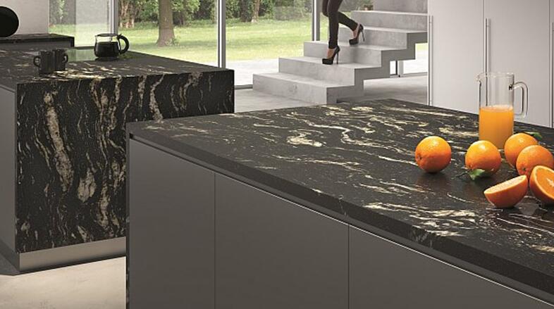 what color cabinets go with black marble countertopsï¼Ÿ