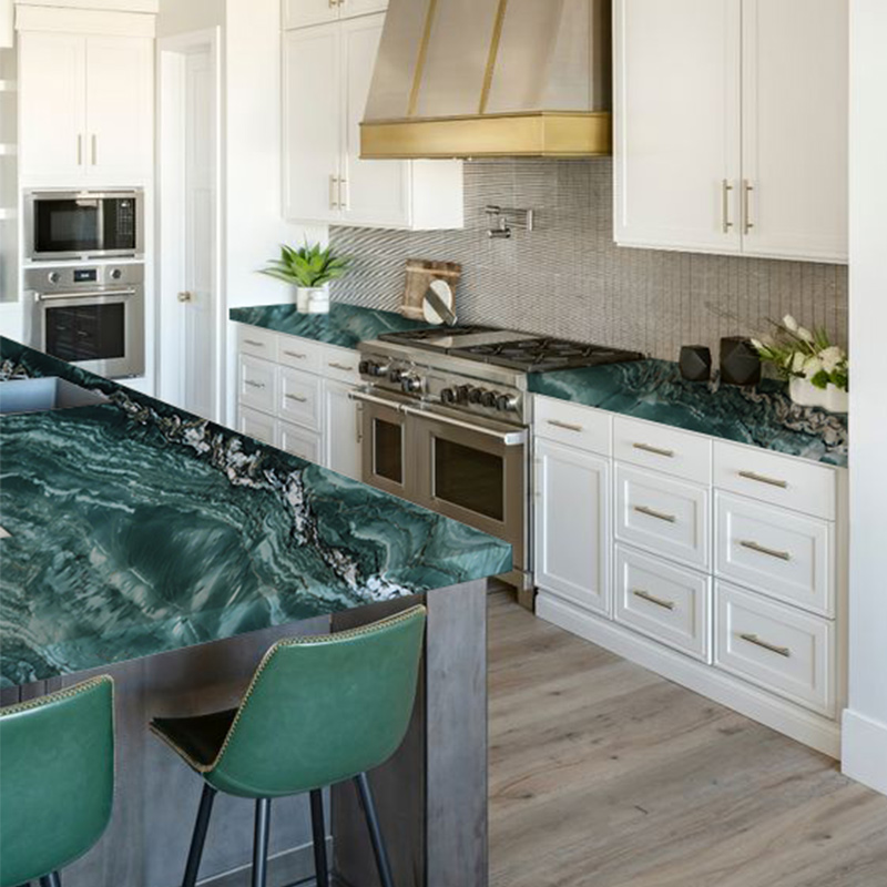 Stella Maestro green Quartzite stone Countertops