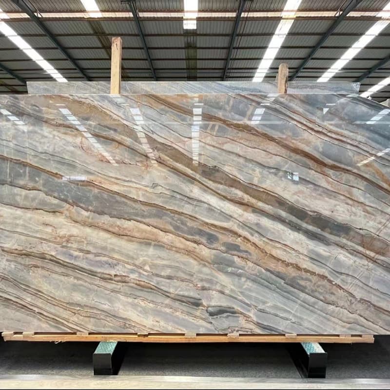 Impression Lafite Blue Marble Slabs