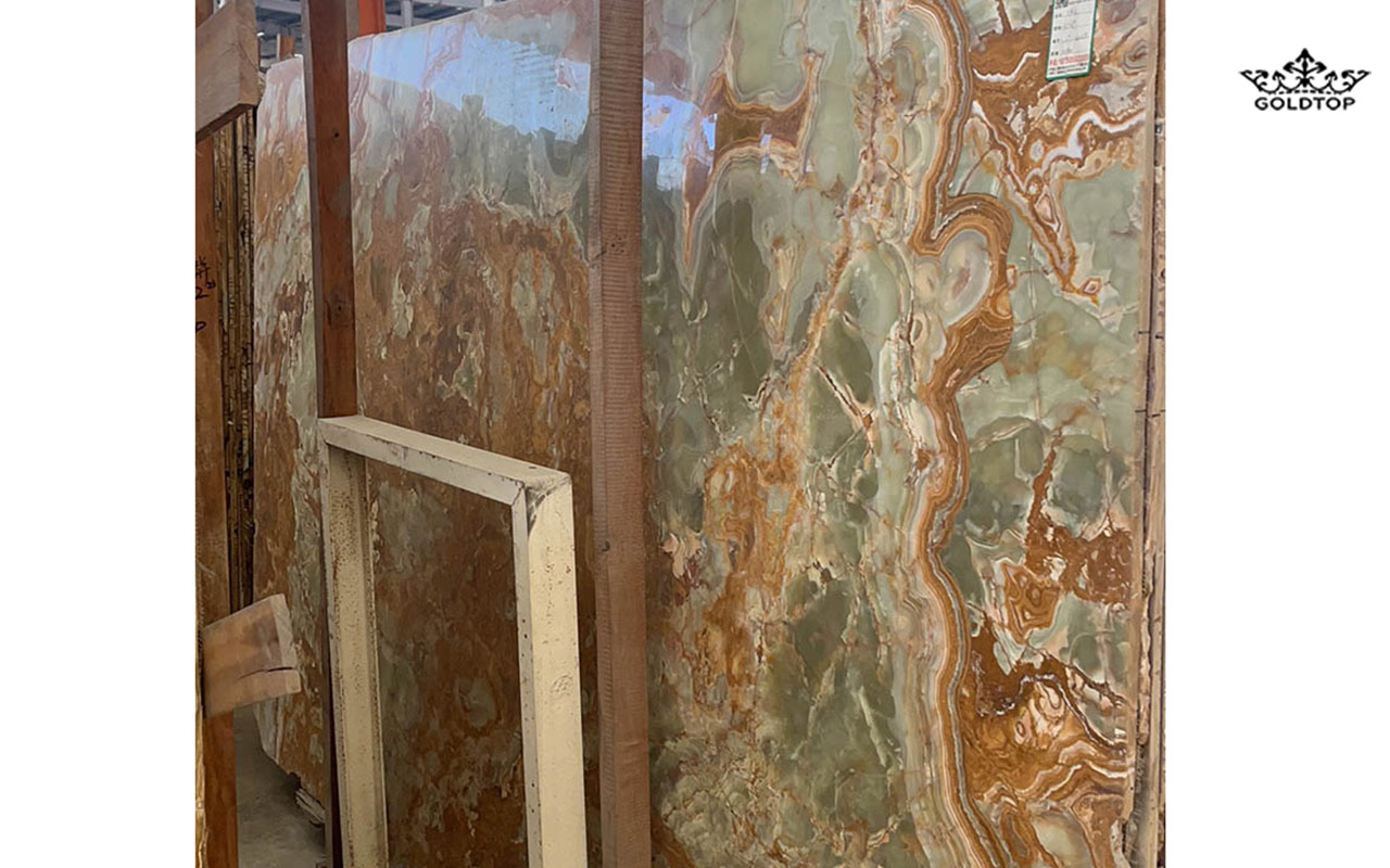 Green Onyx Slabs Factory