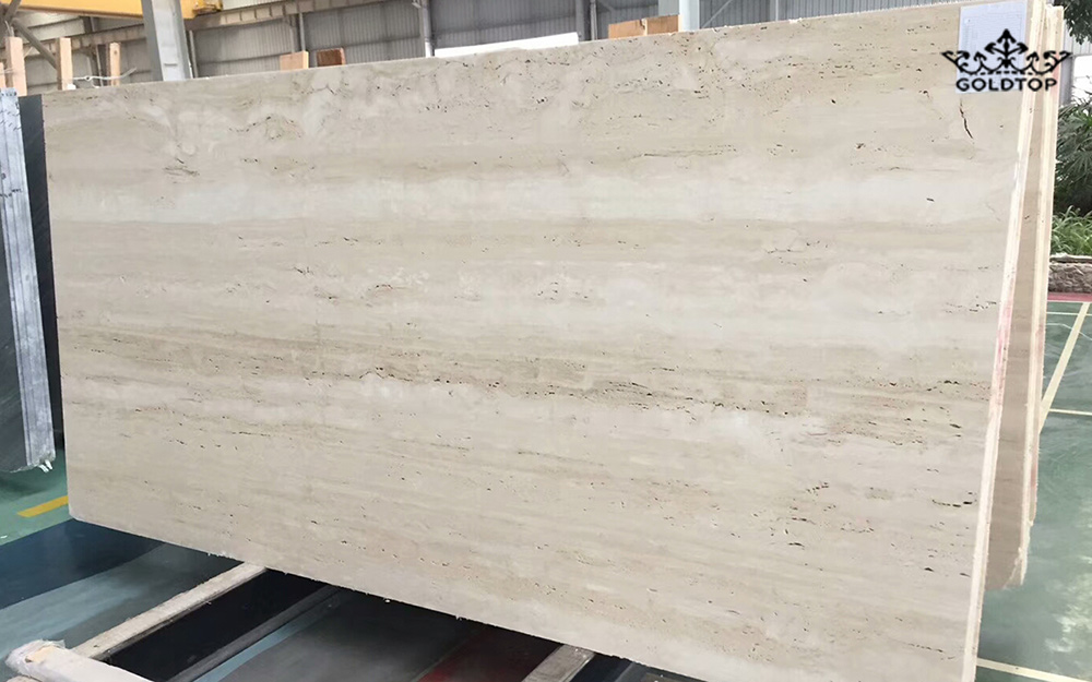 Italy Ivory White Travetine slabs