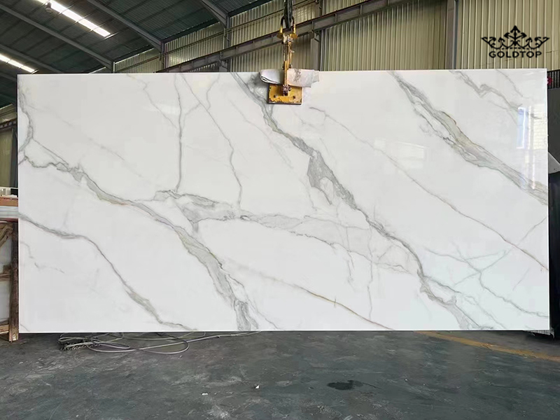 calacatta white slabs