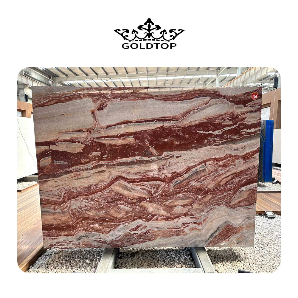 Arabescato Orobico Rosso Red Light