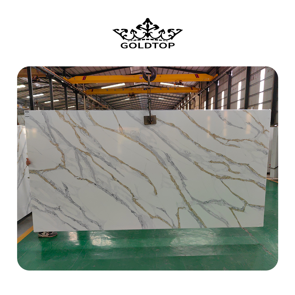 5066 Calacatta Fendy Quartz Slabs