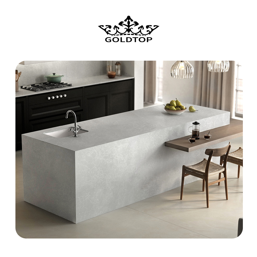 4004 Jade Marble Quartz Slab