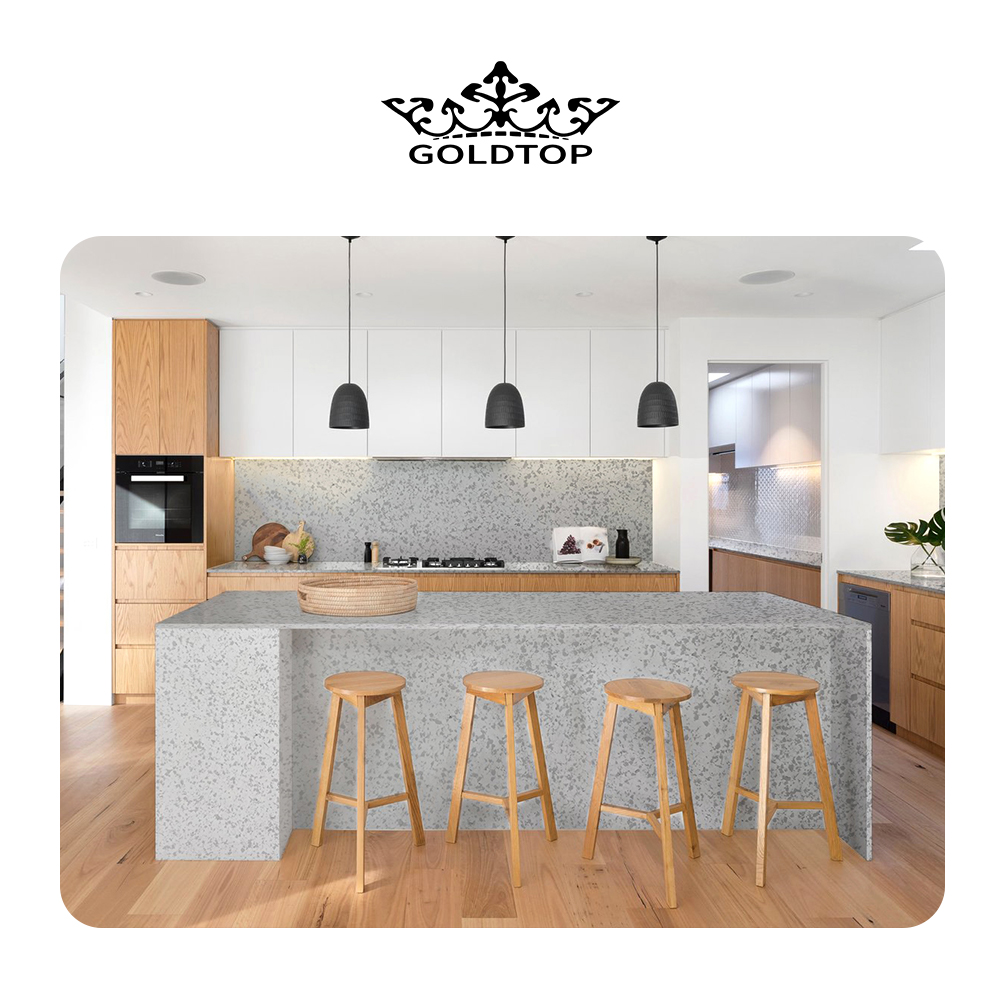 4021 Inocence Marble Quartz Slab