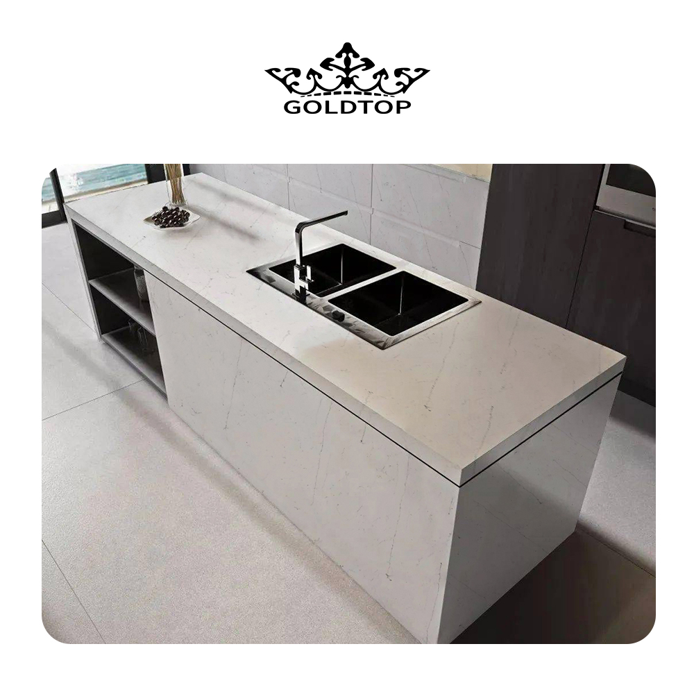 4025 Cecilia White Marble Quartz Slab