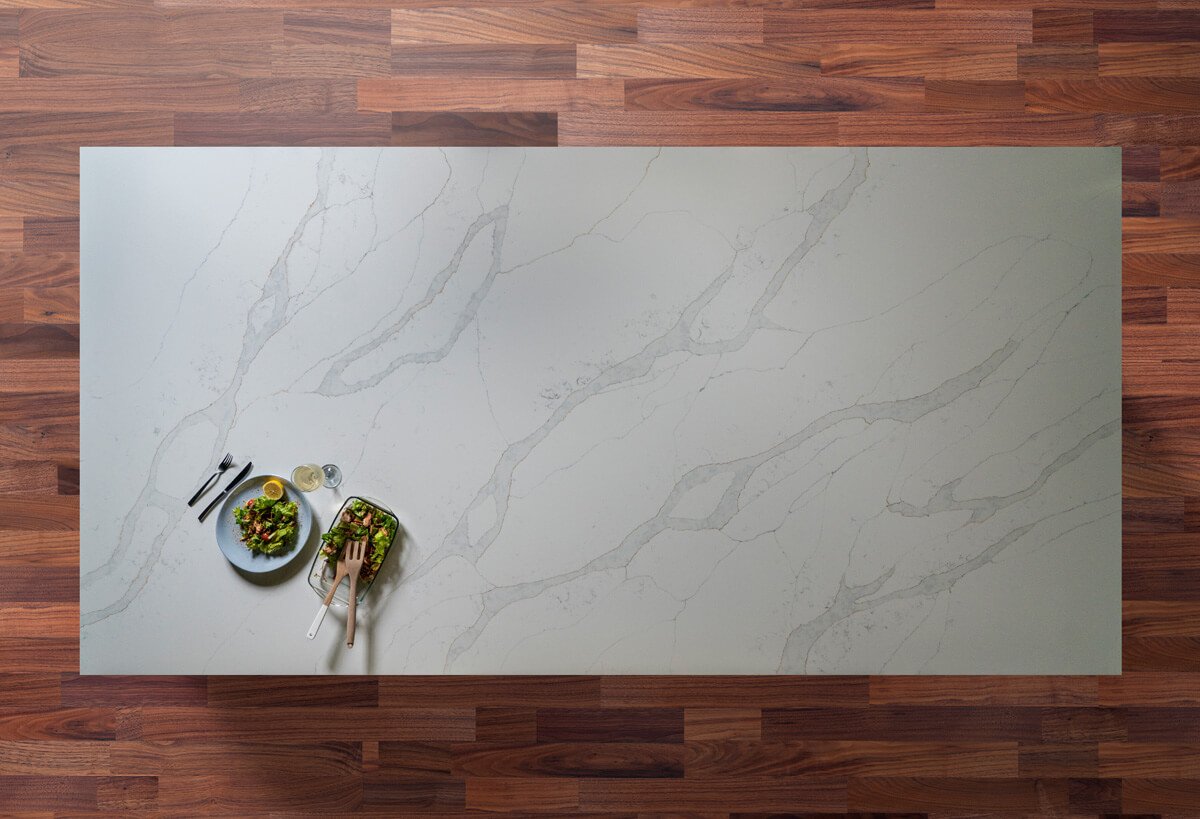 5063 Verona White Zero Silica Calacatta Quartz Factory