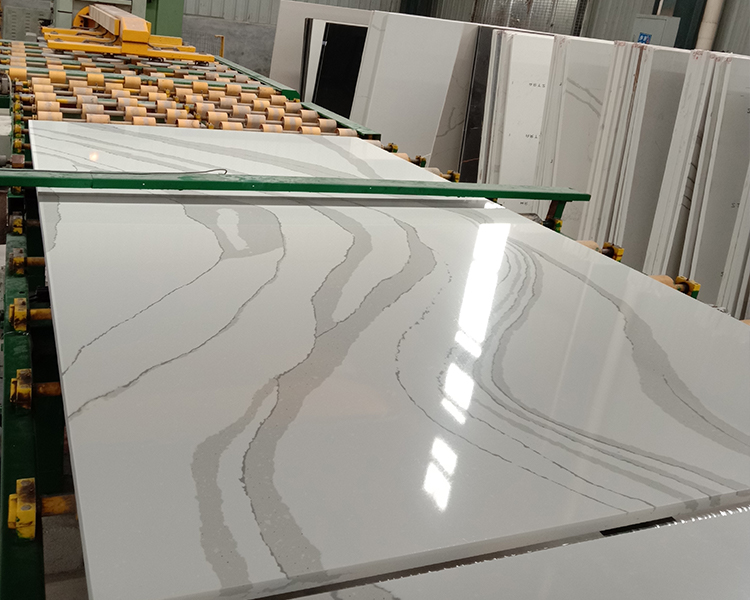 5014 Valley White Calacatta Quartz Countertops Manufacturer