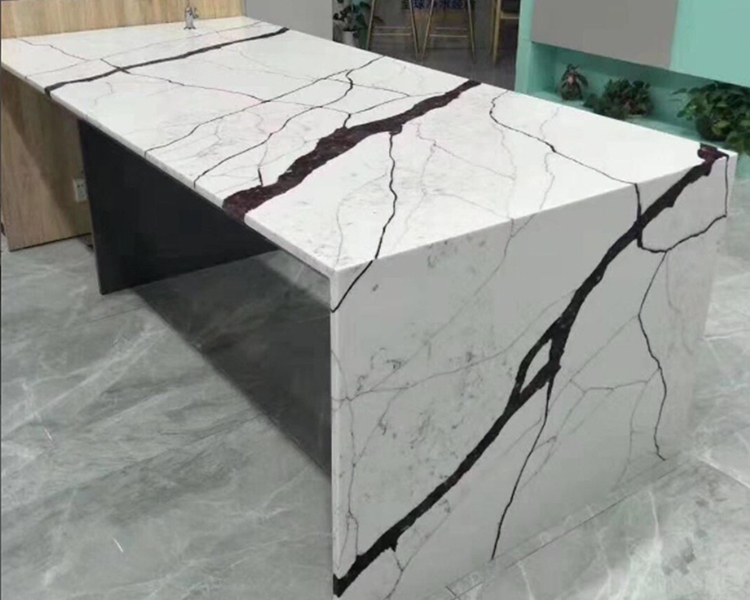 5010 New York White Quartz Countertops Super Jumbo Slab Suppliers