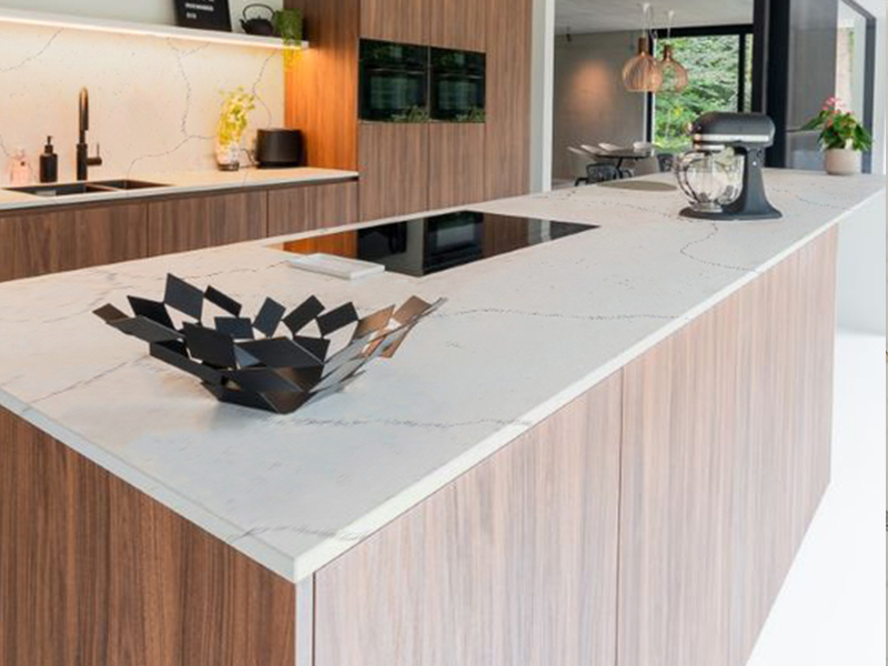 5016 Statuary White Calacatta Quartz Countertops