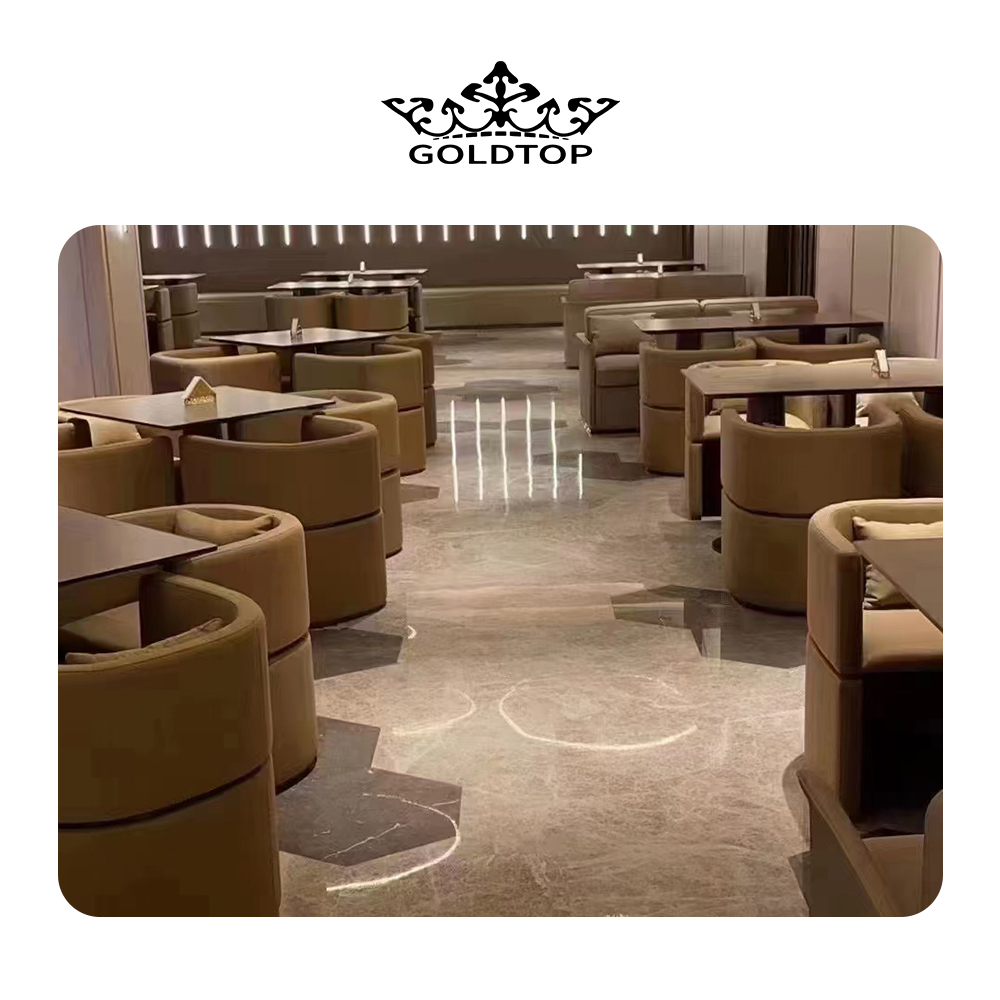 Customized Silver Emperador Marble Slabs & Tiles for Kitchen Countertop