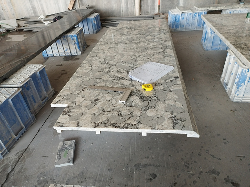 3088 Winky Sparkle Quartz Slabs Countertops Factory