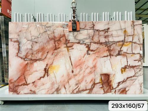 Natural Pink Cristallo Quartzite Slabs