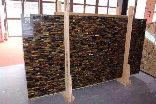 Blue Yellow Tiger Eye Slab Stone