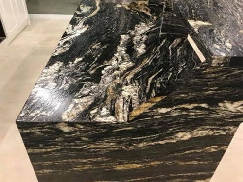 Brazil Black Taurus Tranite Kitchen Countertops