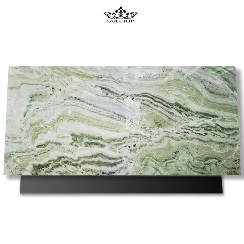 Jade Green Cloud Marble Slab