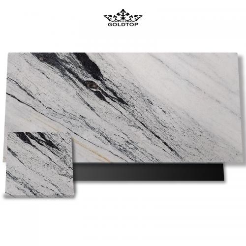 white and black marble