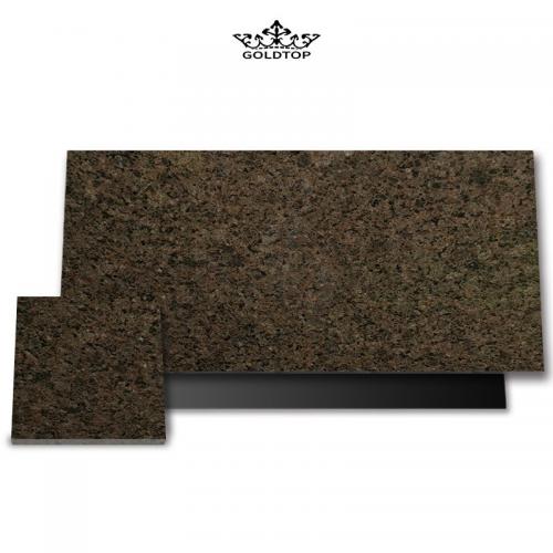 Gold Diamonds Brown Granite Tile