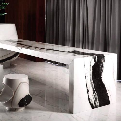 black and white countertop