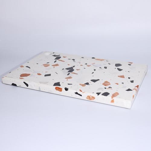 White Terrazzo Marble Tray Base