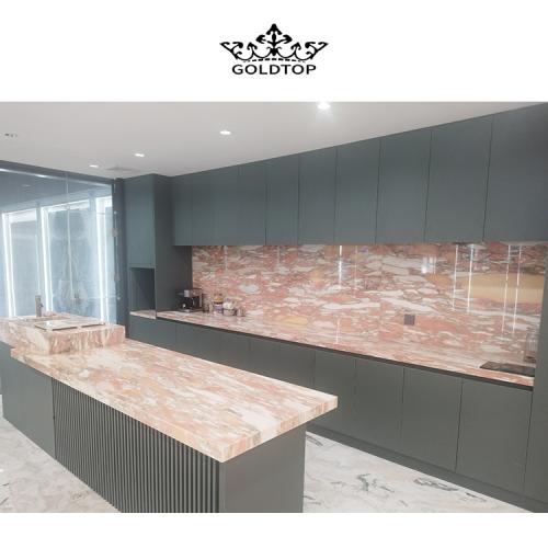 Rosa Norvegia red Marble Countertops