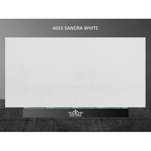 4055 Sandra White Marble Quartz