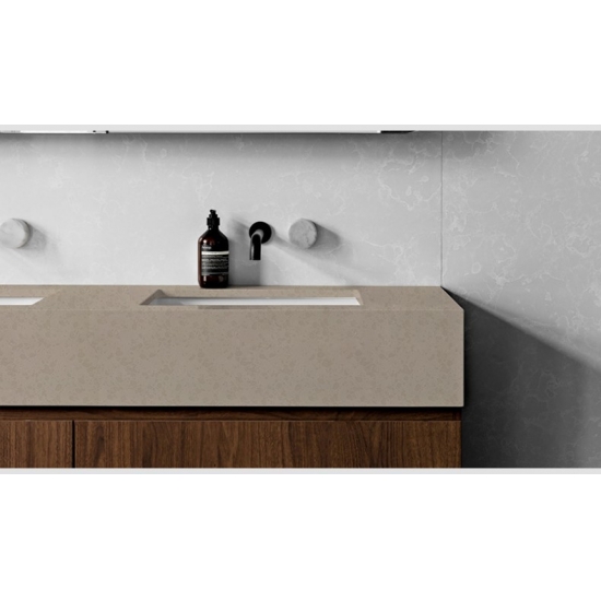 4077 Clamshell Grey Marble Quartz