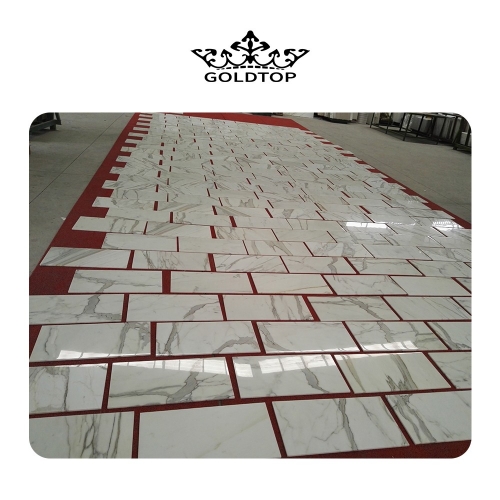 Calacatta Gold Marble Tiles Wall Panel