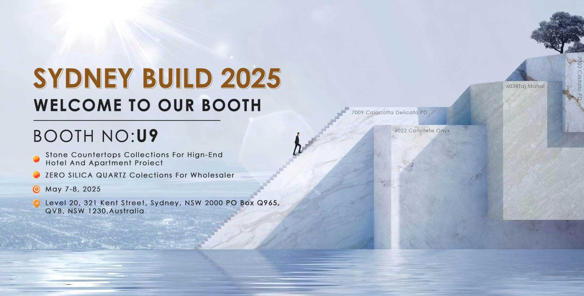 GOLDTOP STONE 将参加 2025 年悉尼建筑展 - 诚邀您参加！